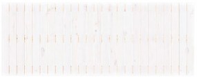 fehér tömör fenyőfa fali fejtámla 159,5 x 3 x 60 cm