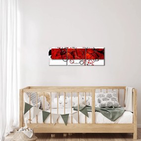 Az absztrakció képe (órával) (90x30 cm)