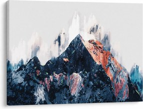 Kép - Absztrakt hegy (70x50 cm)