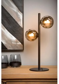 Lucide 45574/02/30 -  Asztali lámpa TYCHO 2xG9/28W/230V fekete