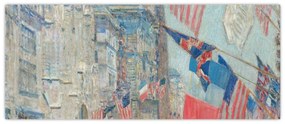 Kép - Childe Hassam, Allies day, reprodukciók (120x50 cm)