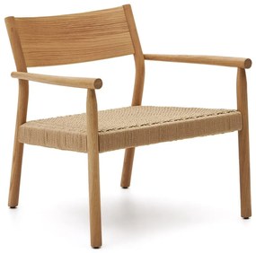 Világos natúr színű szőtt fotel Yalia – Kave Home