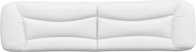 fehér műbőr fejtámla párna Hvar 200 cm