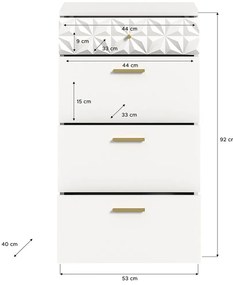 Prisma 4 fiókos komód