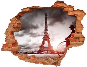 Fali matrica lyuk a falban Párizsi eiffel-torony nd-c-76327253