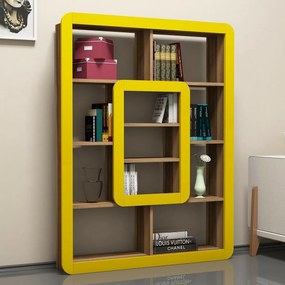 Orkide Yellow and Walnut könyvtár