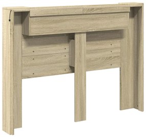 Fejtámla polcokkal Sonoma tölgy 140 x 16,5 x 103,5 cm Faanyag