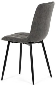 Fekete Vintage Szövet Étkezőszék. CT-281 BK3