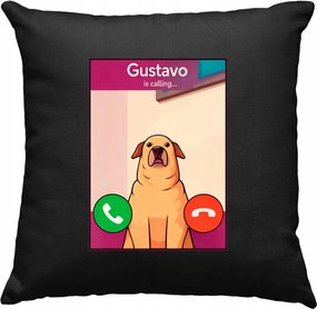 Gustavo Csengő párna – Kutya Meme Fekete