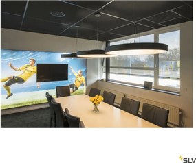 SLV MEDO 1007308 Süllyesztett mennyezeti lámpa 1x75W/LED 3000K|4000K 9400lm|9700lm IP50
