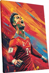 Cristiano Ronaldo CR7 vászonkép otthon nappali ajándék 45x60