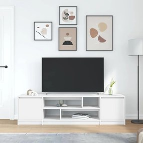 fehér szerelt fa TV-szekrény 188,5x41x50 cm