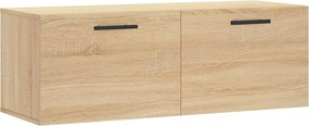 vidaXL sonoma tölgy színű szerelt fa faliszekrény 100 x 36,5 x 35 cm