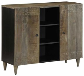 tömör fa mangó komód 90x33x75 cm