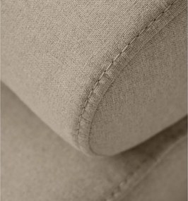 Bézs kinyitható-tárolóhelyes sarokkanapé (jobb oldali-L alakú) Anton – ELTAP