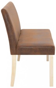 barna műbőr pad 139,5 cm