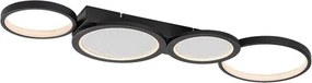 RÁBALUX 71379 ARANIS Modern LED Mennyezeti Lámpa Fekete IP20