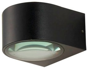 ITALUX OWL-8082-3K PESARO Modern Kültéri Fali Lámpa Fekete LED IP44