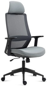 KA-V324 Scaun pivotant de birou gri cu braț 4D