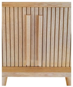 Éjjeliszekrény tölgyfa dekorral Rove – Woodman