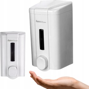 Folyékony szappan adagoló 1l fali Pzh tanúsítvánnyal Faneco Fehér kulcstartó