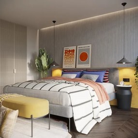 Sollux SL.1326 - Csillár zsinóron ZUMA 1xE27/15W/230V átm. 30 cm fekete