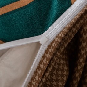 Mikroflanelové povlečení KERNAL zelené Ágyneműhuzat mérete: 70 x 80 cm | 140 x 200 cm