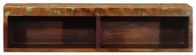 tömör újrahasznosított falra szerelhető TV-szekrény 80x30x19 cm