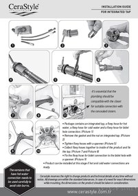 CeraStyle IBIZA fali WC - BEÉPÍTETT bidé funkcióval - rimless - perem nélküli - mély öblítés