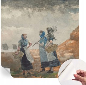 Öntapadós Stílusos Dekoratív Fotótapéta Vidám tengerpart 250x250 cm