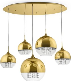 Maytoni FERMI P140-PL-170-5-G Függőlámpa 5x60W/E27