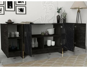 Veyron Black and Gold szekrény