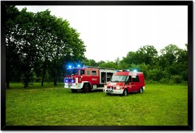 Poszterek keretben 60x40 Tűzoltóság