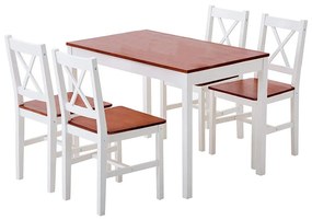 Vintage étkező asztal székekkel