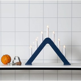 Sötétkék konnektorhoz csatlakoztatható karácsonyi fénydekoráció Jarve – Star Trading