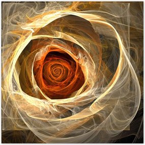 Poszterek 100x100 Fraktál rózsa