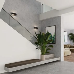 Sollux SL.1189 - TONI fali lámpa 1xG9/8W/230V fekete