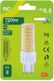 Led Izzó G9 230V 6,8W 55W Hideg 6500K