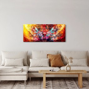 Kép - Merkaba szárnyakkal, absztrakció (120x50 cm)