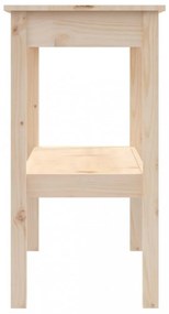 tömör fenyőfa tálalóasztal 110 x 40 x 75 cm