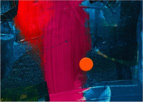 Színek képe (üvegen) (70x50 cm)