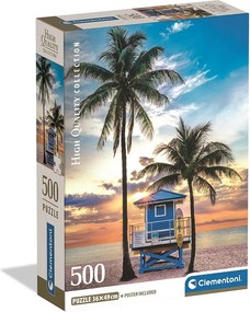 Florida Miami Beach 500 db-os Compact puzzle Clementoni