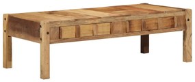 Dohányzóasztal 110x55x35 cm Tömör fa újrafelhasználva
