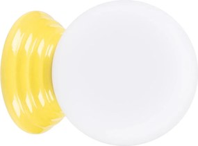 Sollux Lighting Fali lámpa Zori IP44 Kerámia Üveg Sárga G9 8W