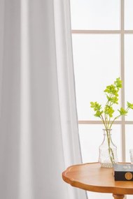 Függöny OXFORD LIGHT 140x250 cm, fehér Felfüggesztés: Hullámos sínszalag