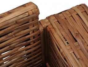 természetes rattan fotel párnával