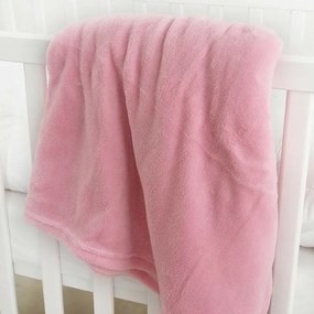 B.E.S. Petrovice mikroflanel gyerektakaró  exclusive, rózsaszín, 110 x 140 cm