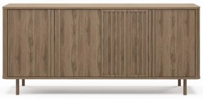 Natúr színű komód tölgyfa dekorral 180x80x40 cm Salma – Marckeric