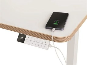 Ülő/álló munkaállomás, elektromos, 120x70 cm, felállás emlékeztetővel, LEITZ Ergo (E67700001)