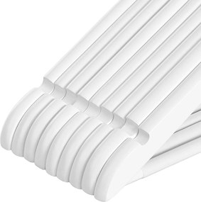 Juharfa vállfák, 20 db-os ruhaakasztó vállbevágásokkal